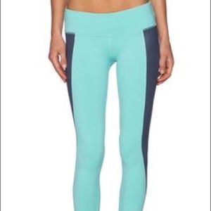 Alo mint and grey leggings